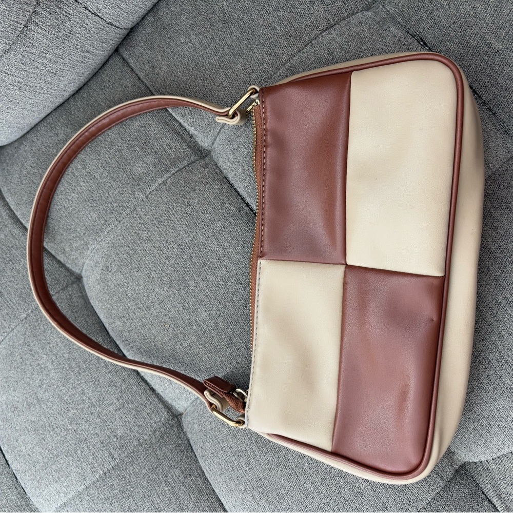 ASOS - Two-Tone Brown and Cream Women's Bag